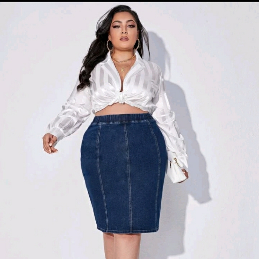 SHEIN Denim Skirt
